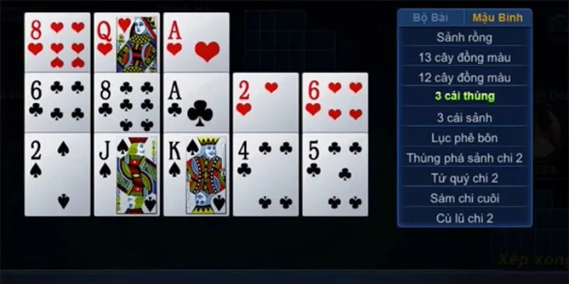 Quy tắc và thuật ngữ chơi bài binh xập xám